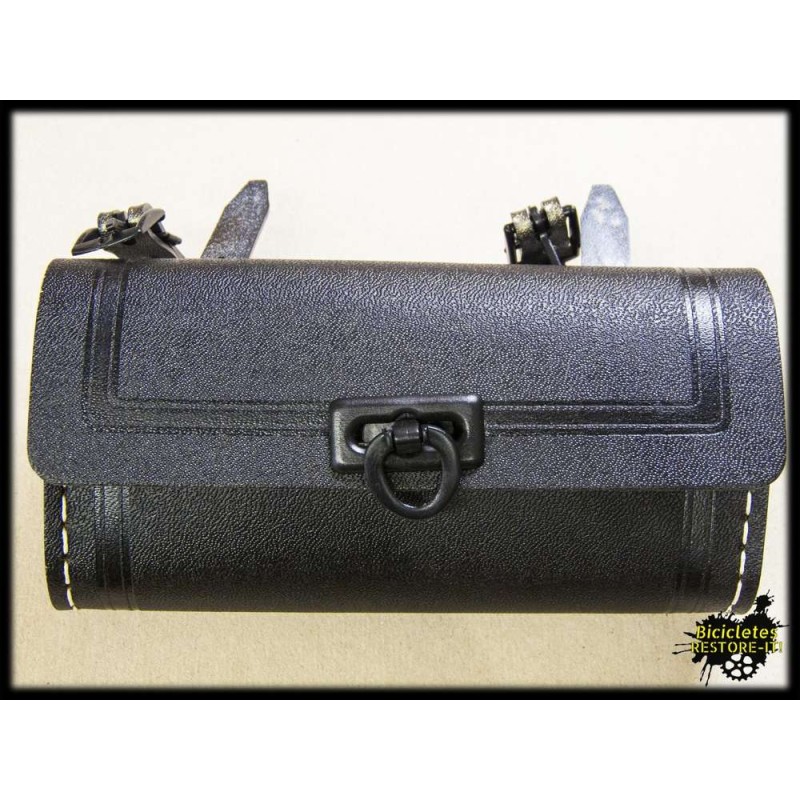 Cartera porta herramienta ecocuero negro