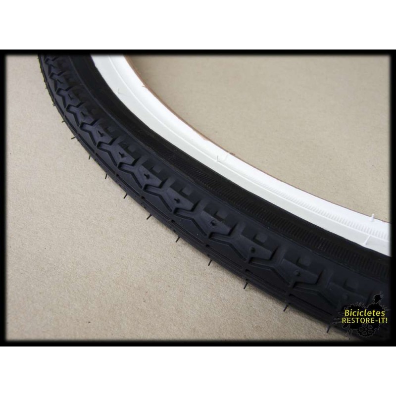 Cubierta 24 x 1.75 Negro/ Blanco