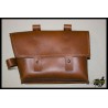 Bolsa portaobjetos ecocuero marrón al cuadro