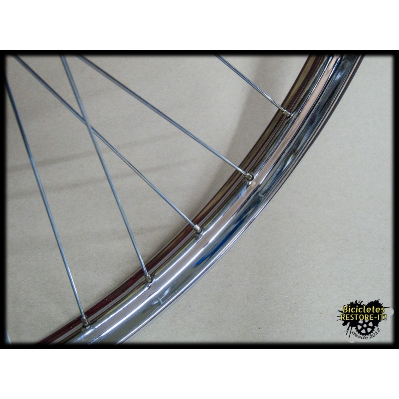 Jgo. Ruedas 650B cromadas Westwood